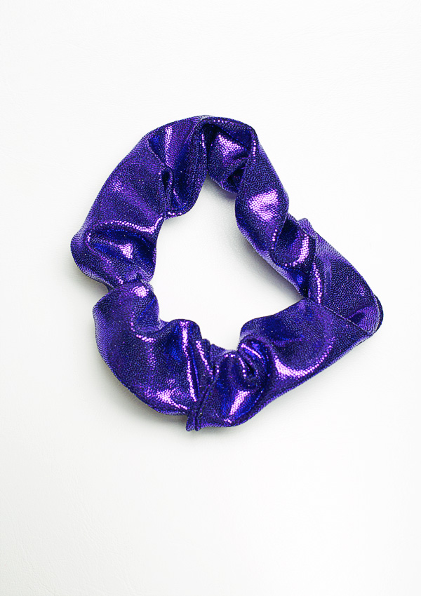 Schrunchie purple wetlook