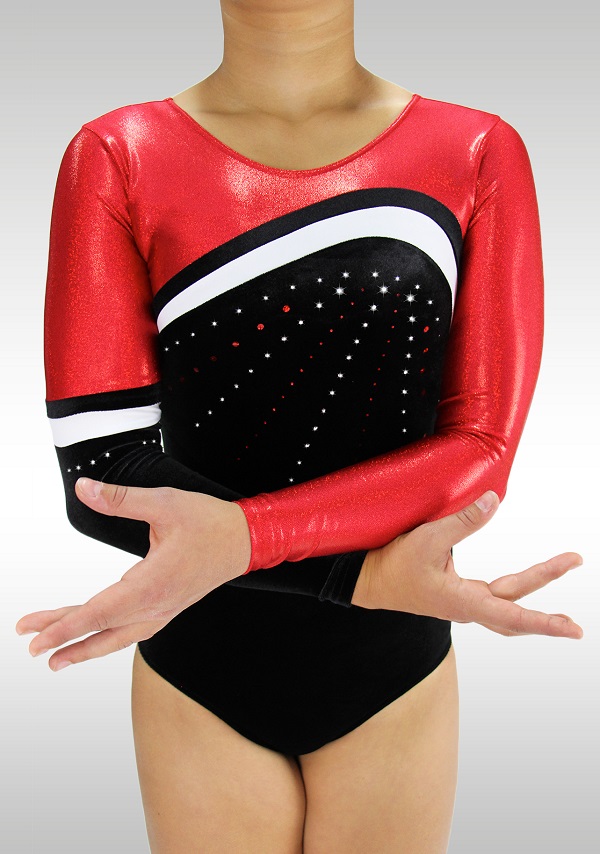 Leotard K785 black / red