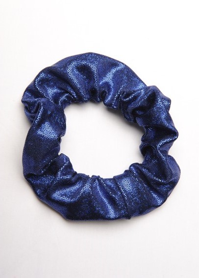 Haarwokkel wetlook metallic marineblauw