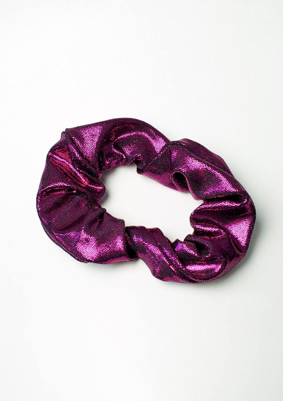 Schrunchie aubergine wetlook