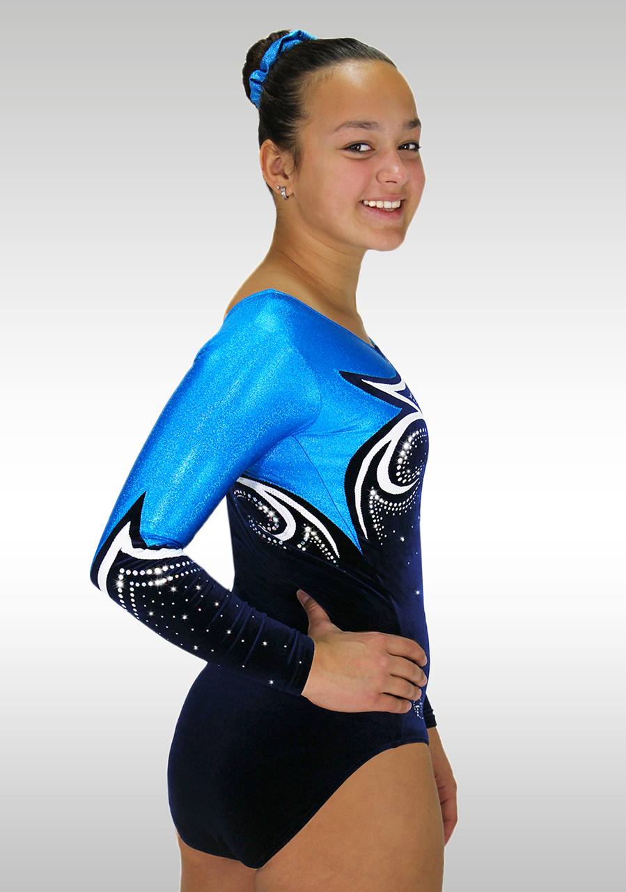 Leotard K770 dark blue / turquoise
